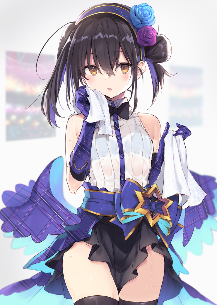 This is a pixiv picture whose title is アイドル美遊.