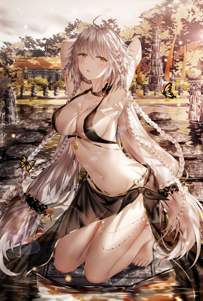 This is a pixiv picture whose title is 邪ジャンヌ.