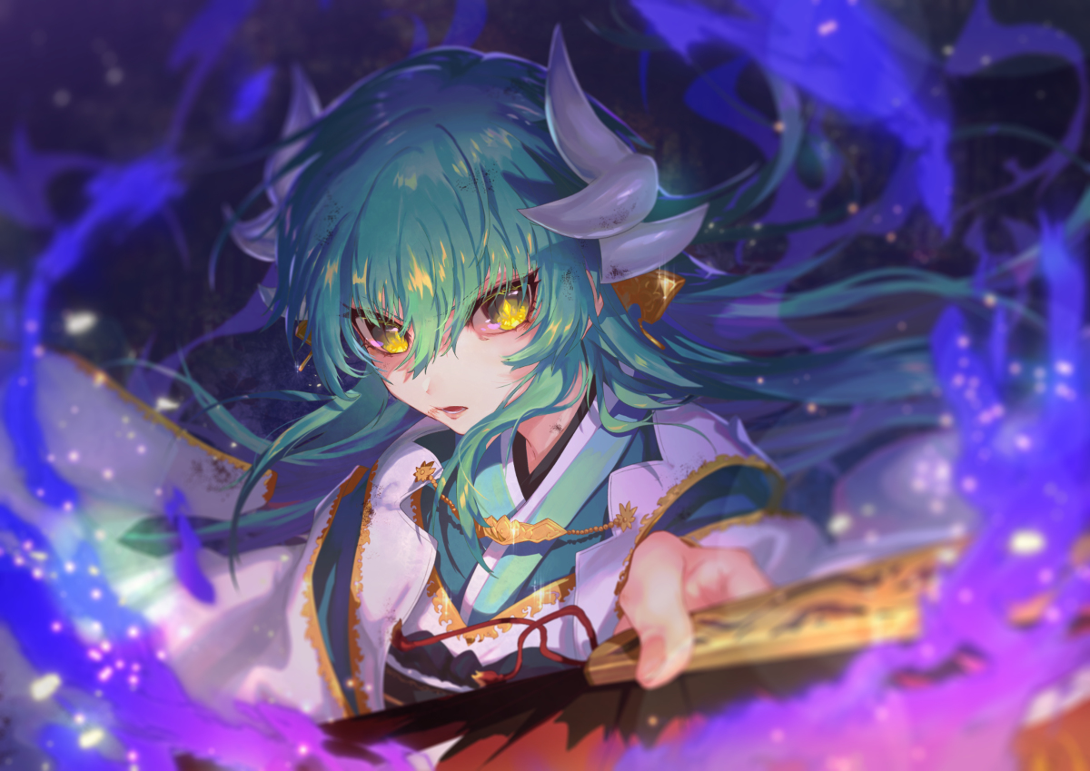 This is a pixiv picture whose title is 転身火生三昧.