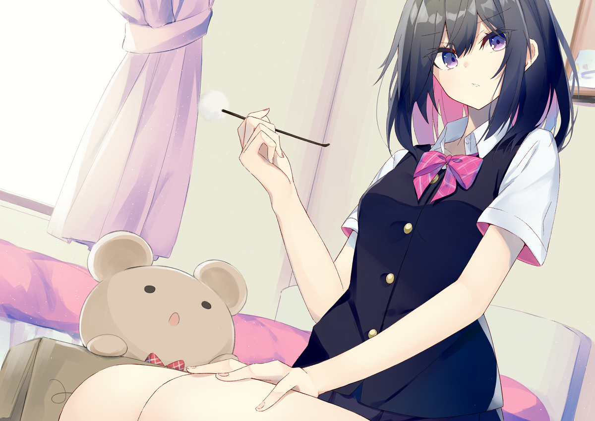 This is a pixiv picture whose title is 耳かき.