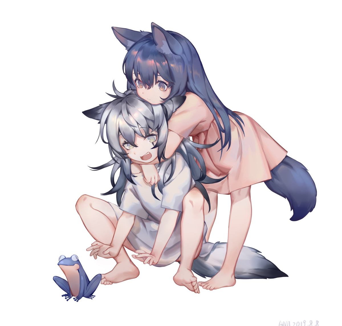 This is a pixiv picture whose title is 啊！是蓝毒！.