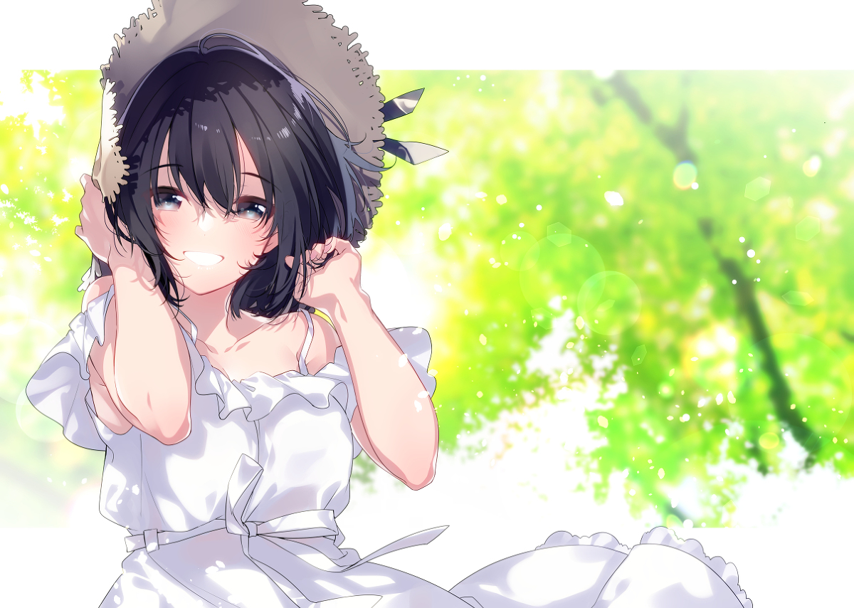 This is a pixiv picture whose title is 夏の眩しさ.