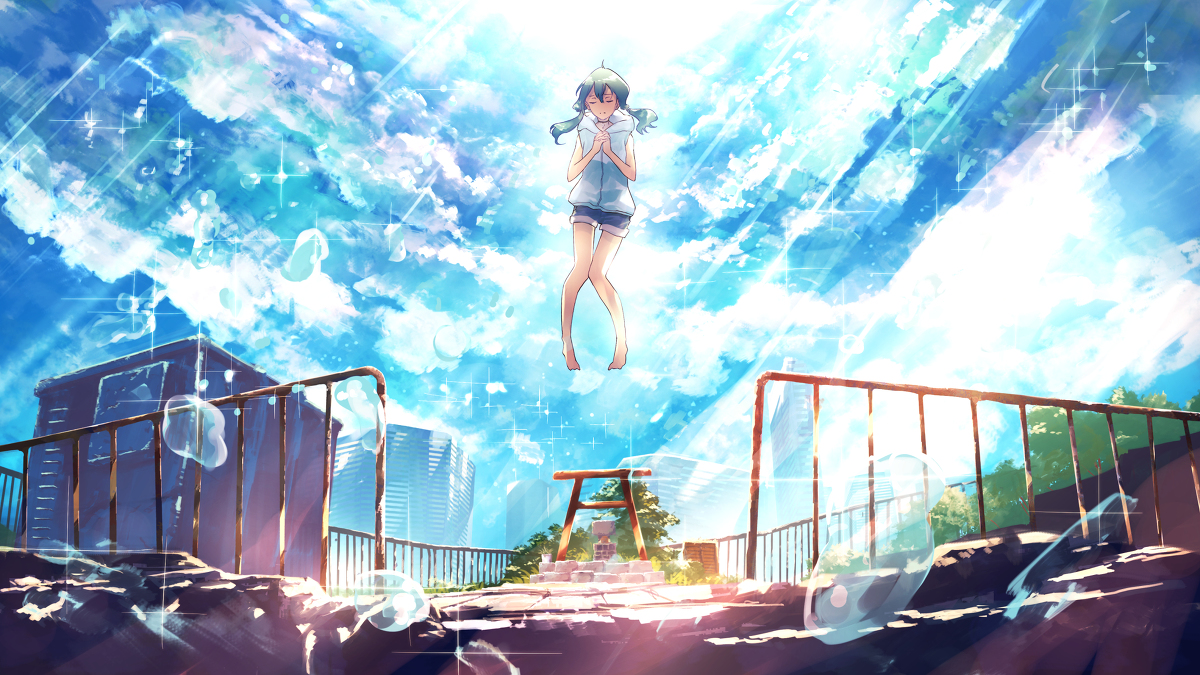 This is a pixiv picture whose title is 天気の子.