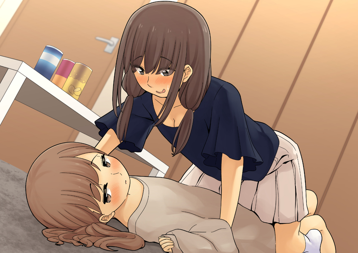 This is a pixiv picture whose title is あ、あれ…抵抗しないの…？.