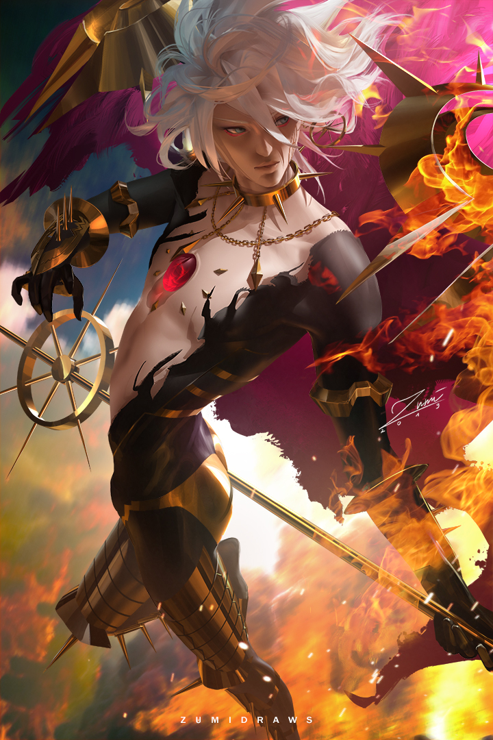 This is a pixiv picture whose title is Karna.