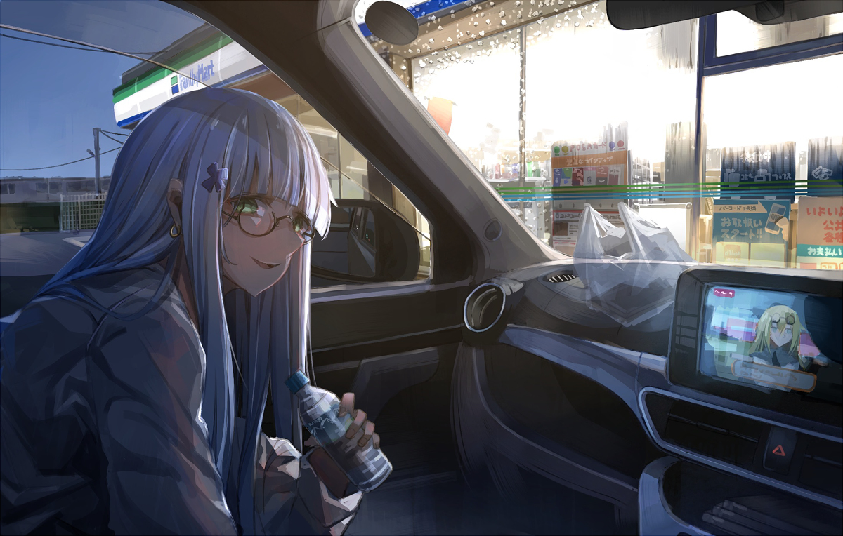 This is a pixiv picture whose title is on the way home.