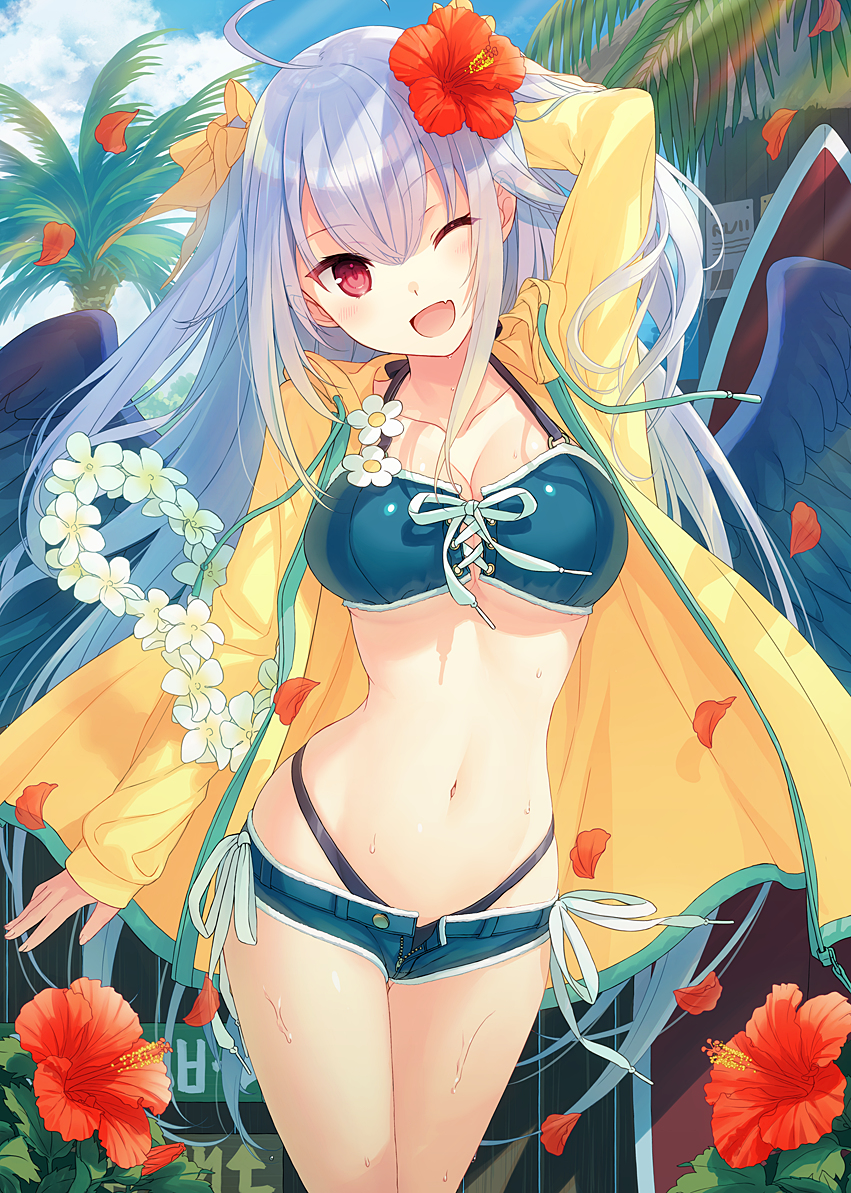 This is a pixiv picture whose title is 夏をお届け♪.