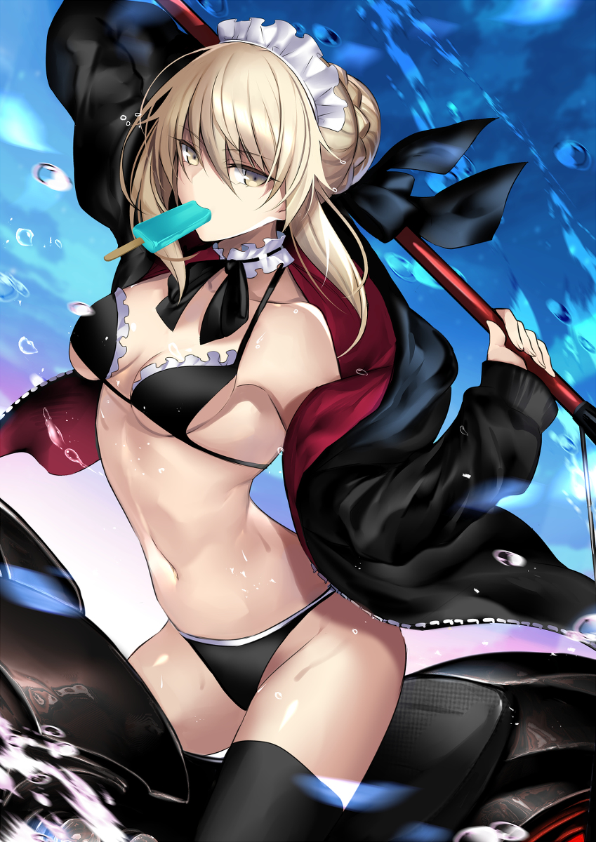 This is a pixiv picture whose title is 水着　アルトリア（ライダー）.