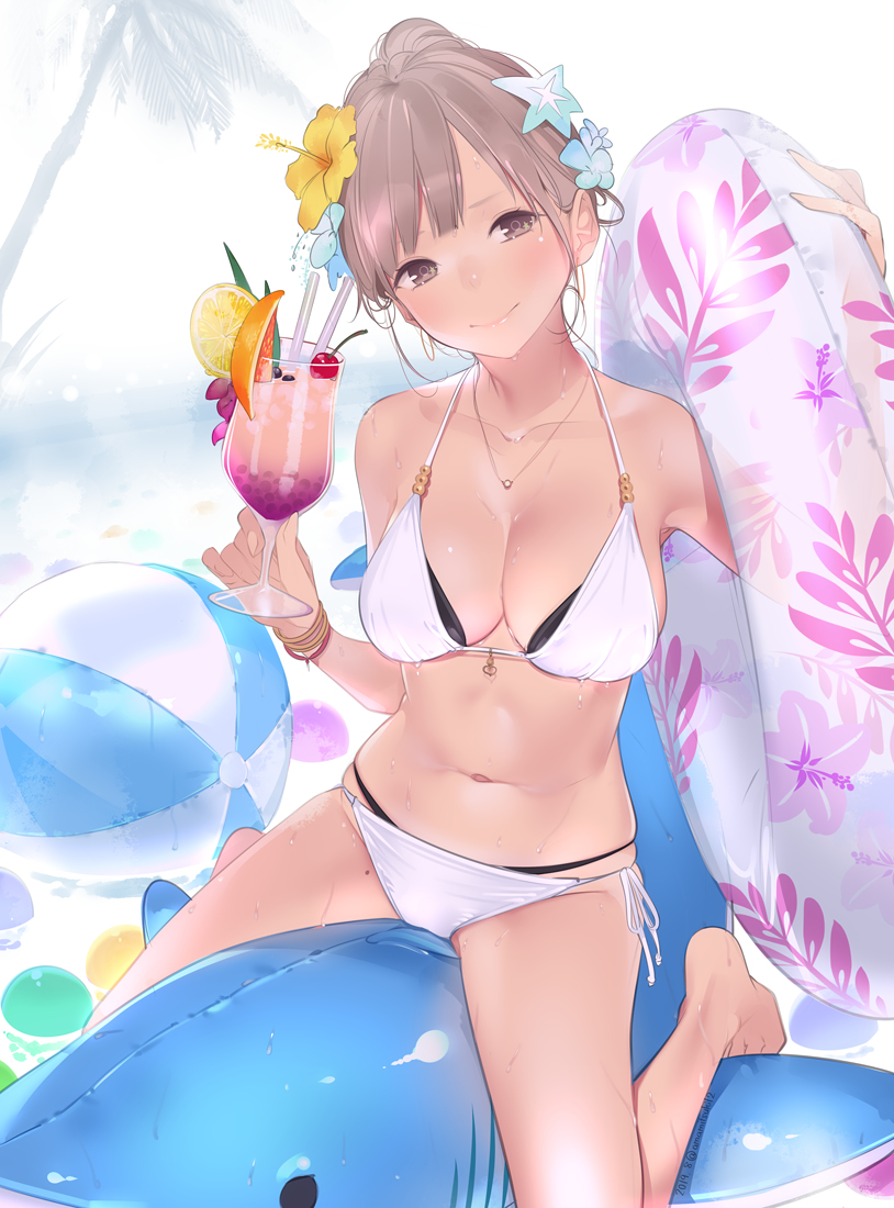 This is a pixiv picture whose title is プールなう.
