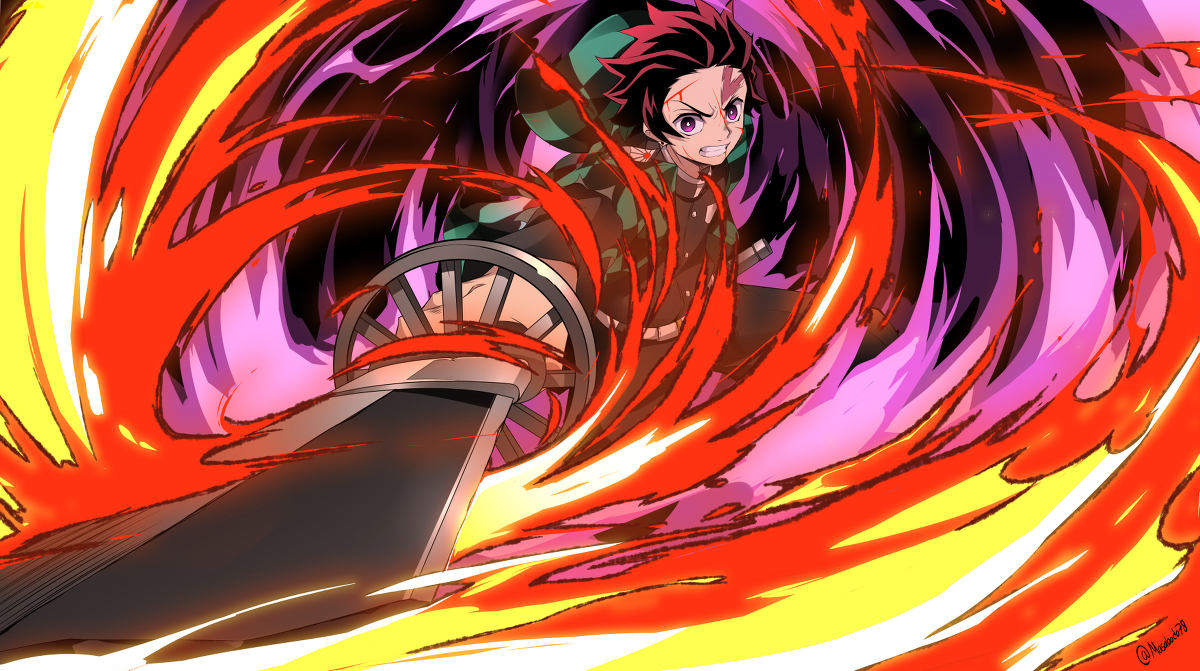 This is a pixiv picture whose title is Tanjiro.