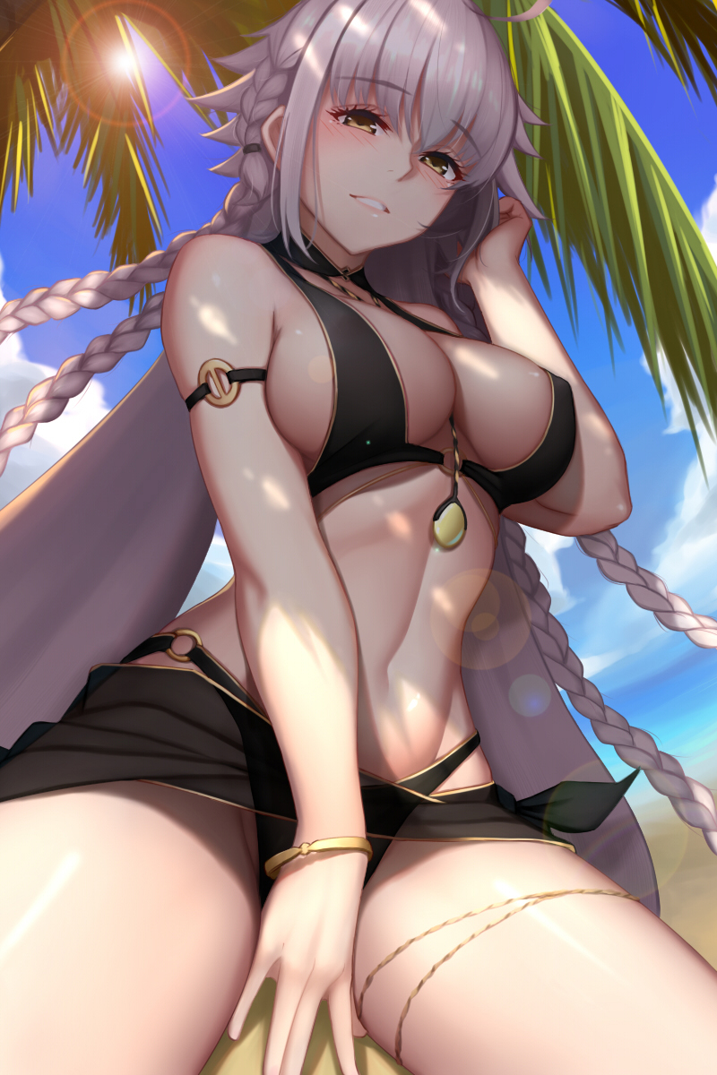 This is a pixiv picture whose title is 英霊祭装ジャンヌ・ダルク.