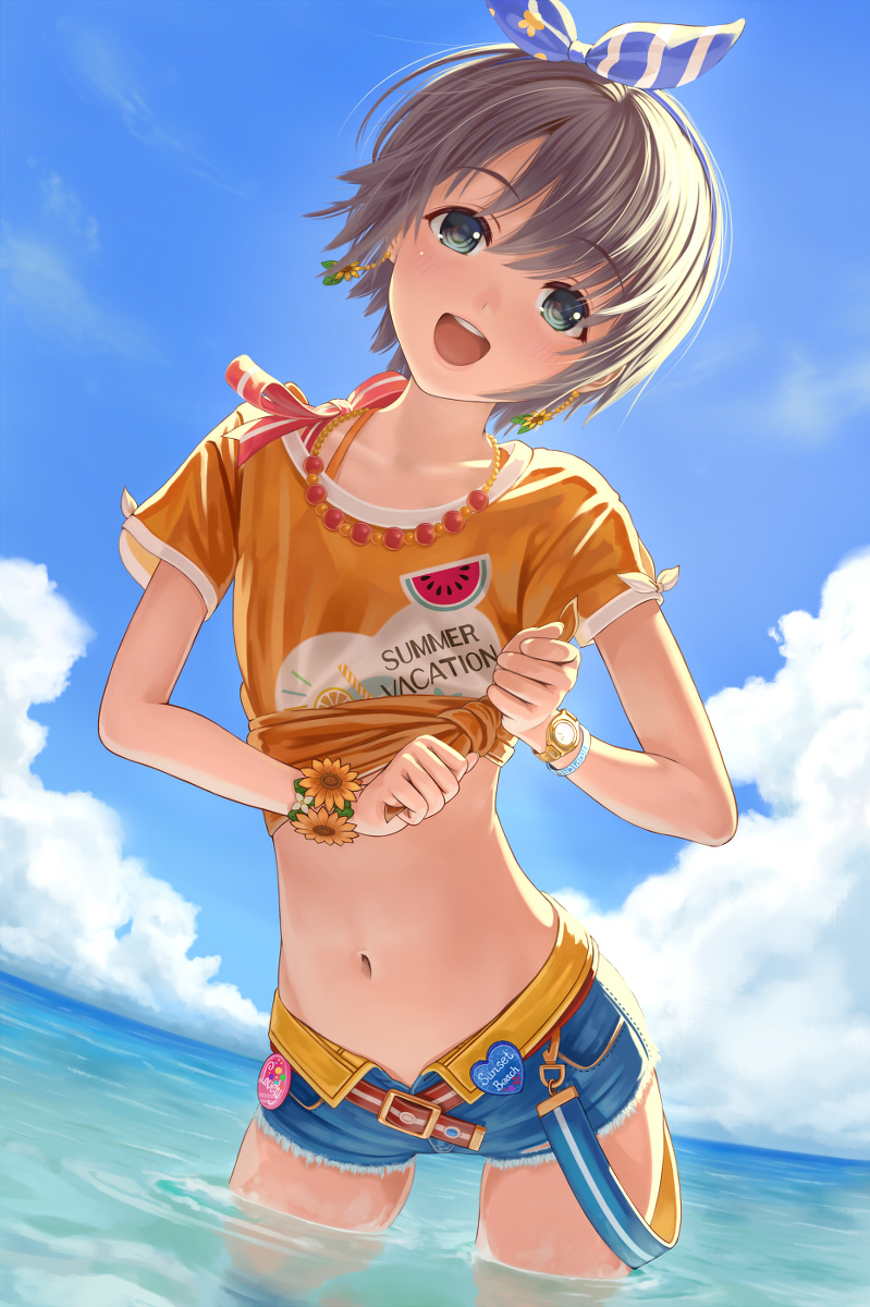 This is a pixiv picture whose title is 夏色悠貴ですっ！.