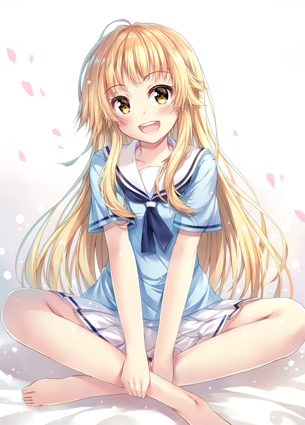 This is a pixiv picture whose title is 夏服こころちゃん.