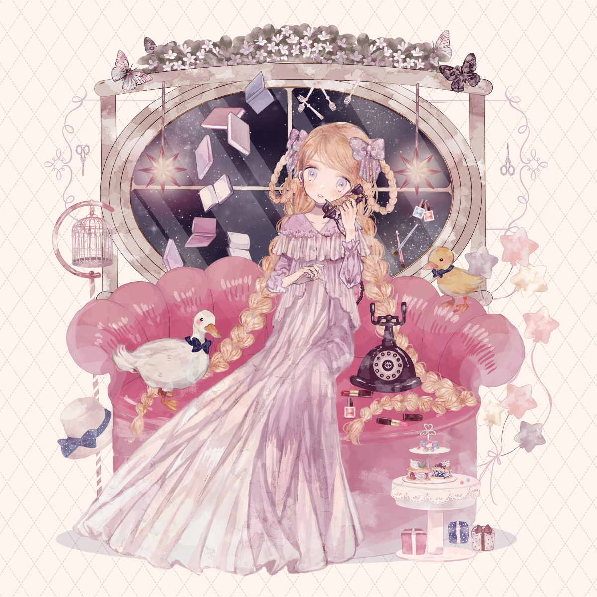 This is a pixiv picture whose title is ラプンツェル【グリム童話より】.