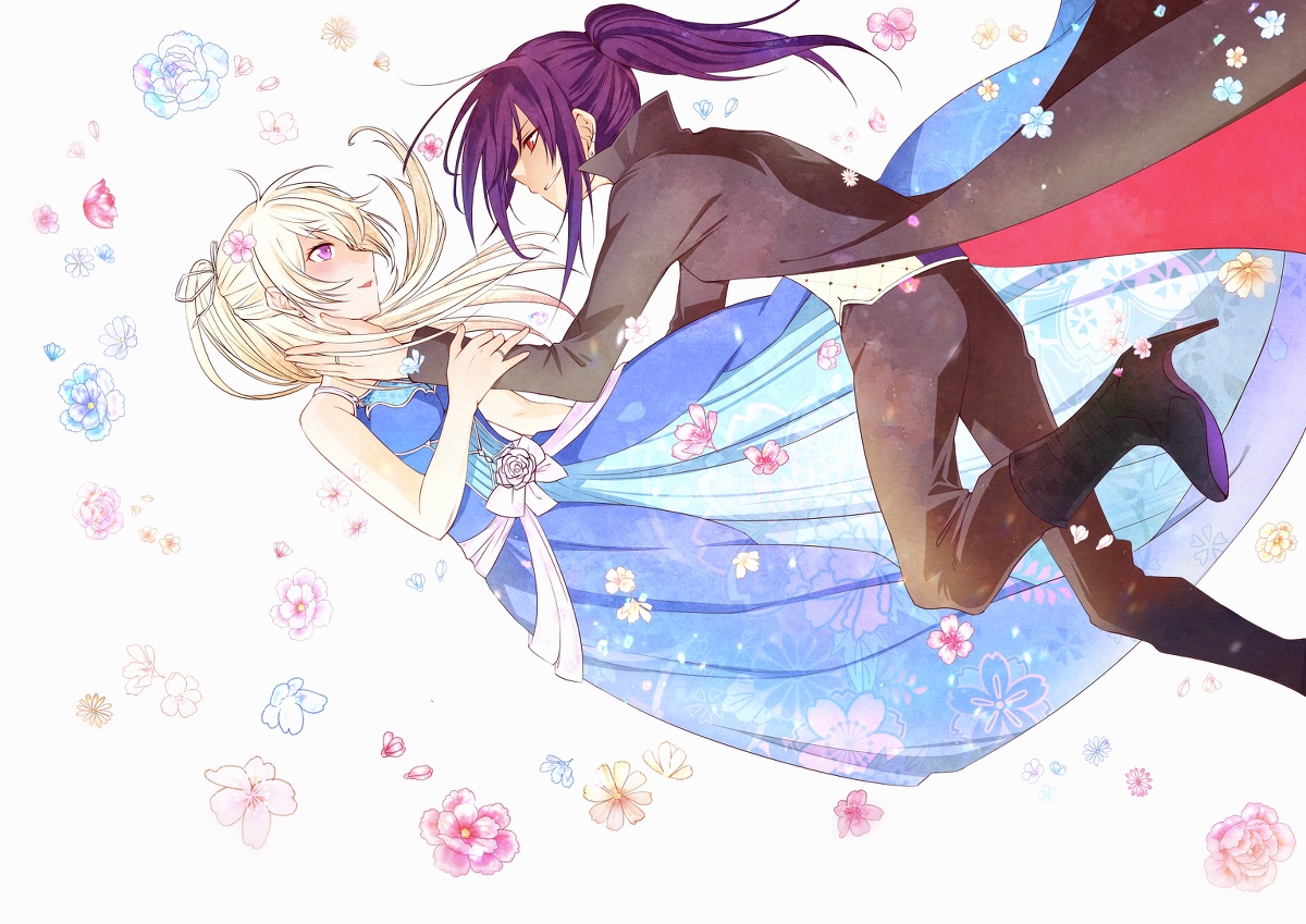 This is a pixiv picture whose title is 姫と怪盗.