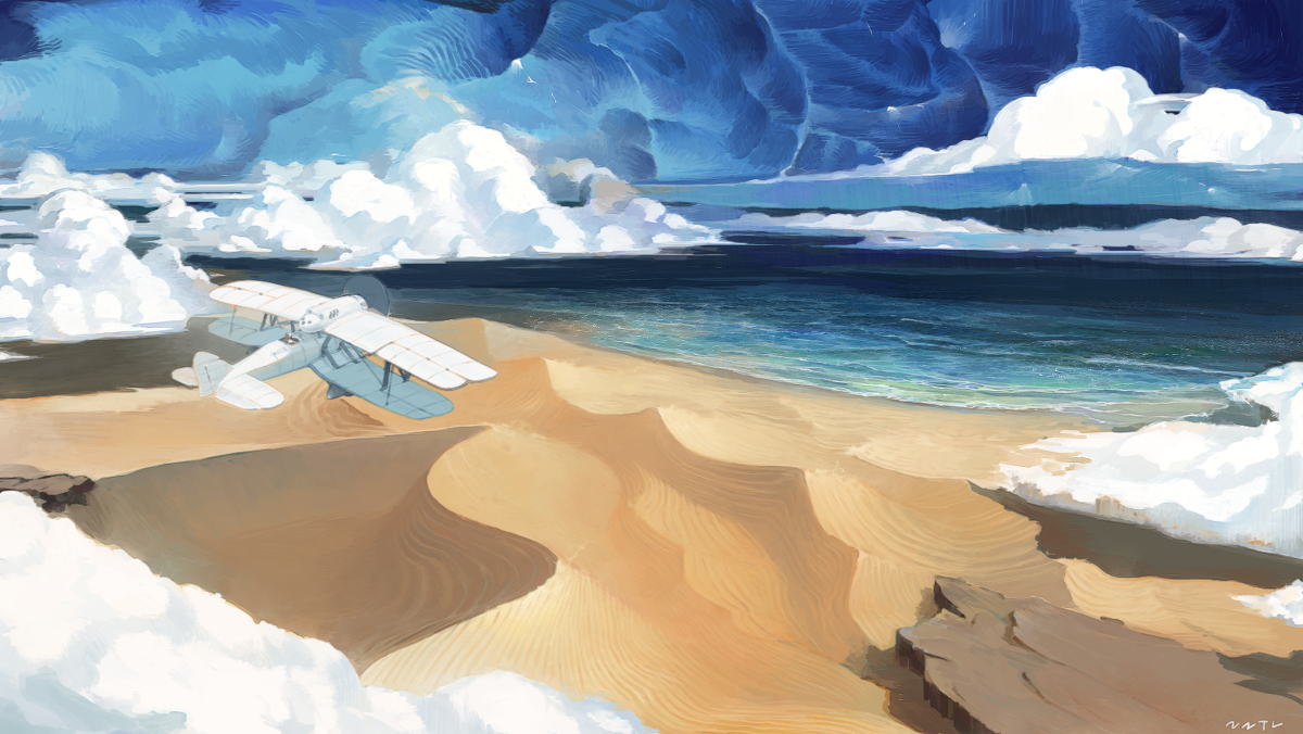 This is a pixiv picture whose title is Terre des hommes.