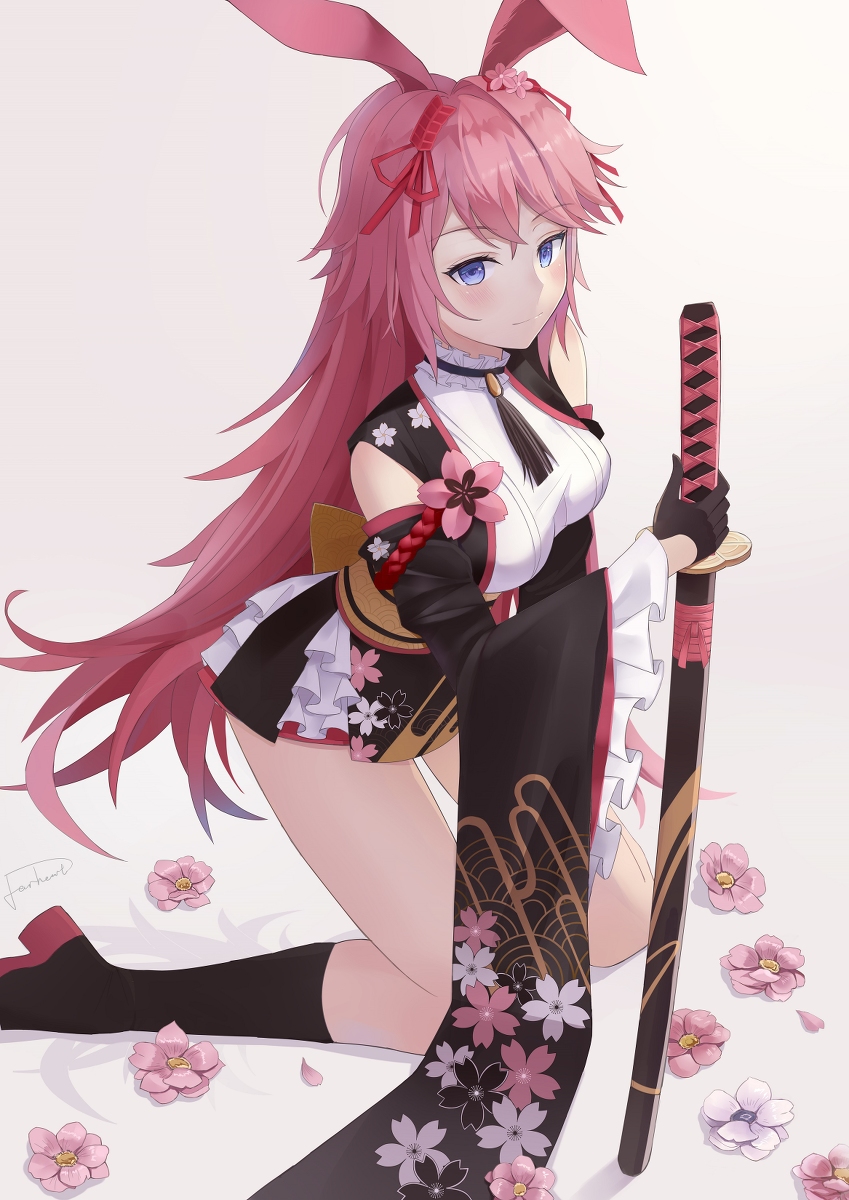 This is a pixiv picture whose title is 樱色轮回.