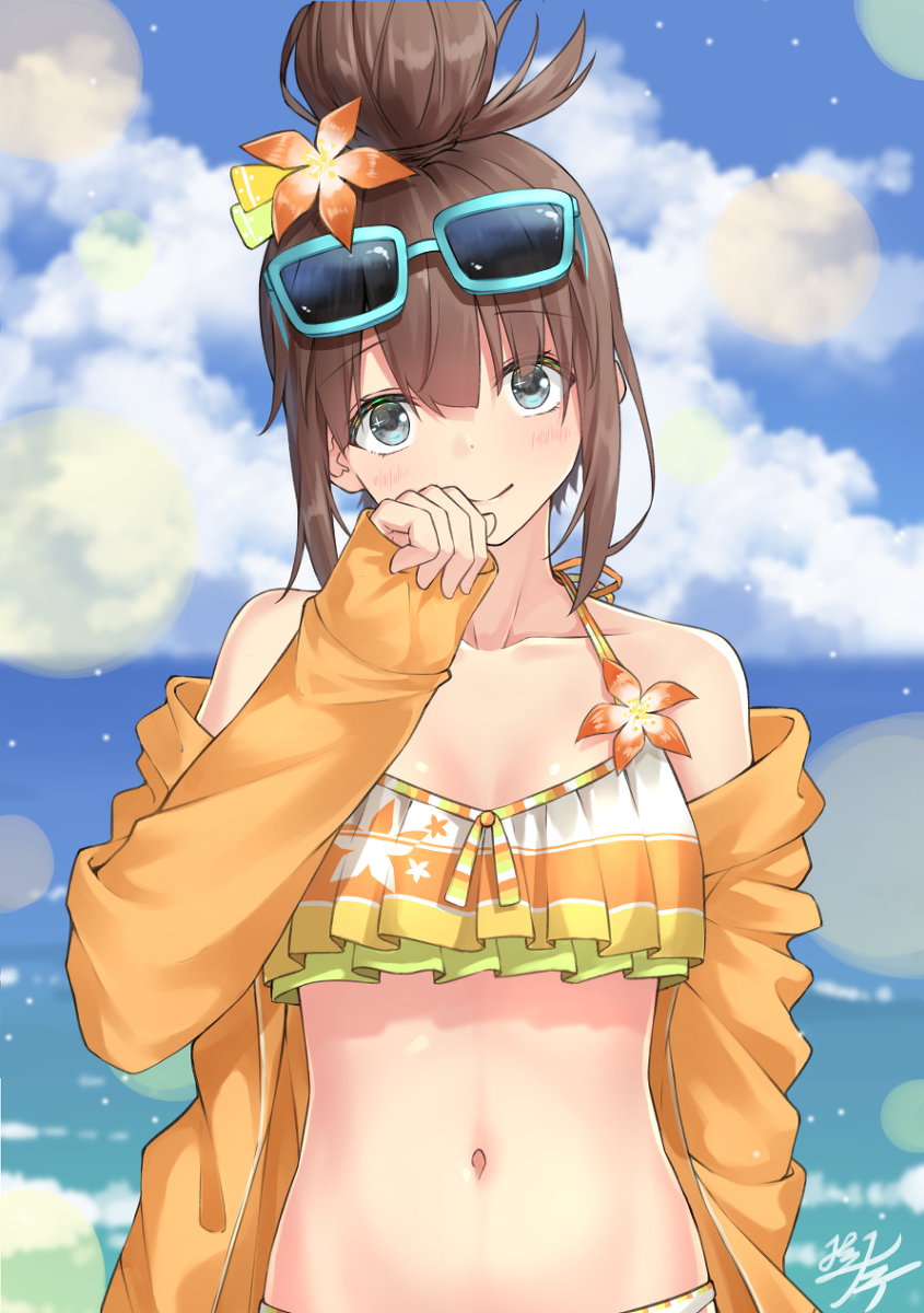 This is a pixiv picture whose title is お団子summer.