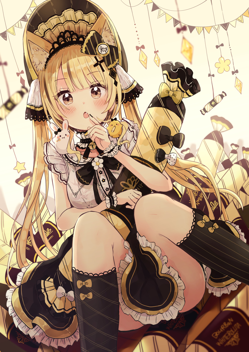 This is a pixiv picture whose title is ホワイトロリータちゃん.