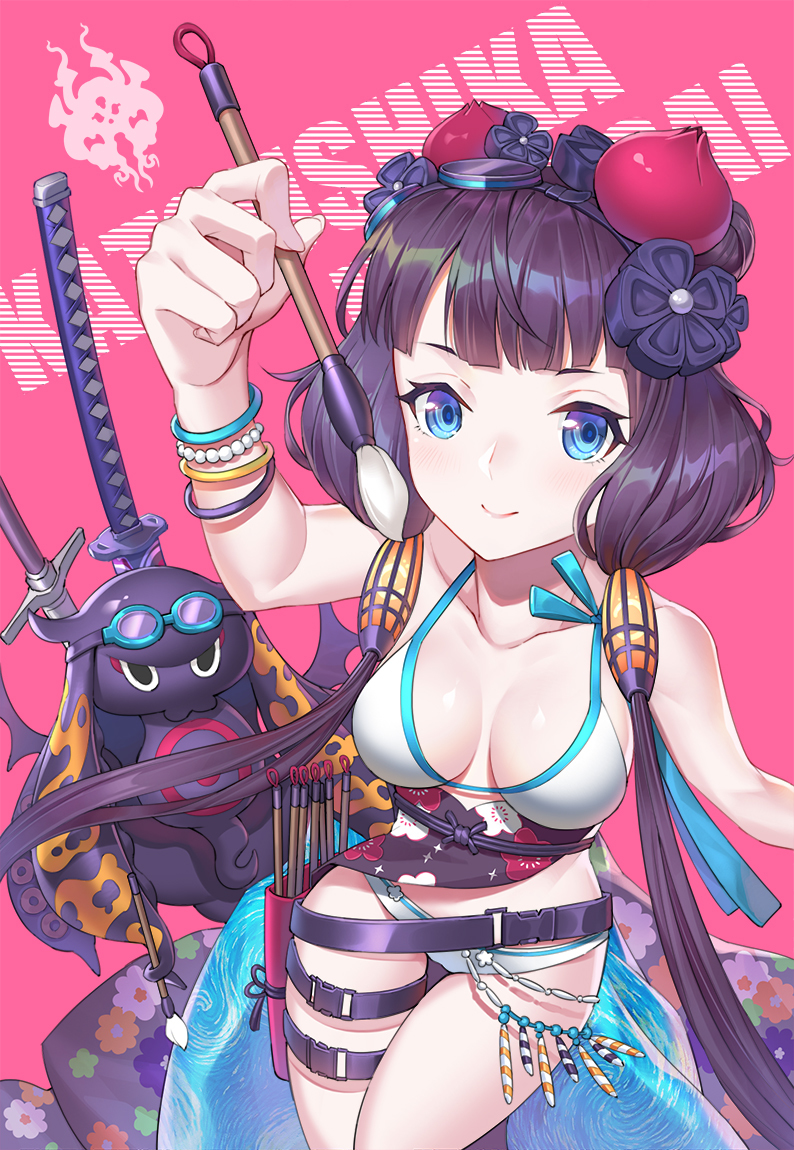 This is a pixiv picture whose title is 葛飾北斎(セイバー.