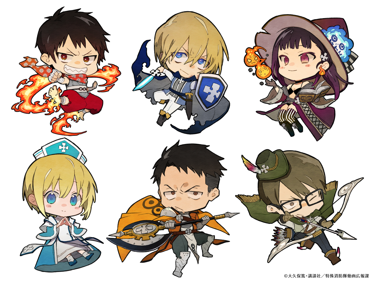 This is a pixiv picture whose title is 炎炎ノ消防隊SD.