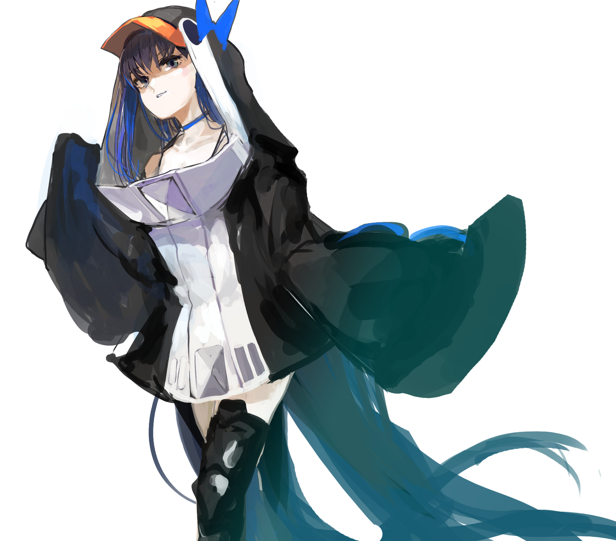 This is a pixiv picture whose title is 水着メルトリリス.