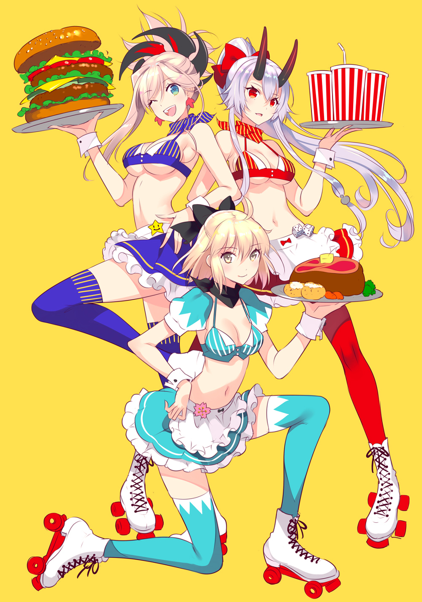 This is a pixiv picture whose title is 🍔Chaldea Diner Sarvant🥤.