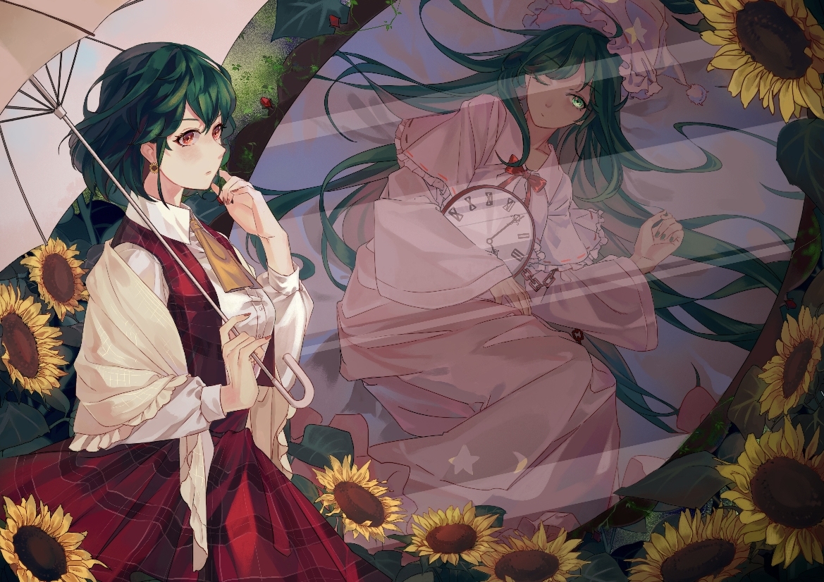 This is a pixiv picture whose title is 鏡.