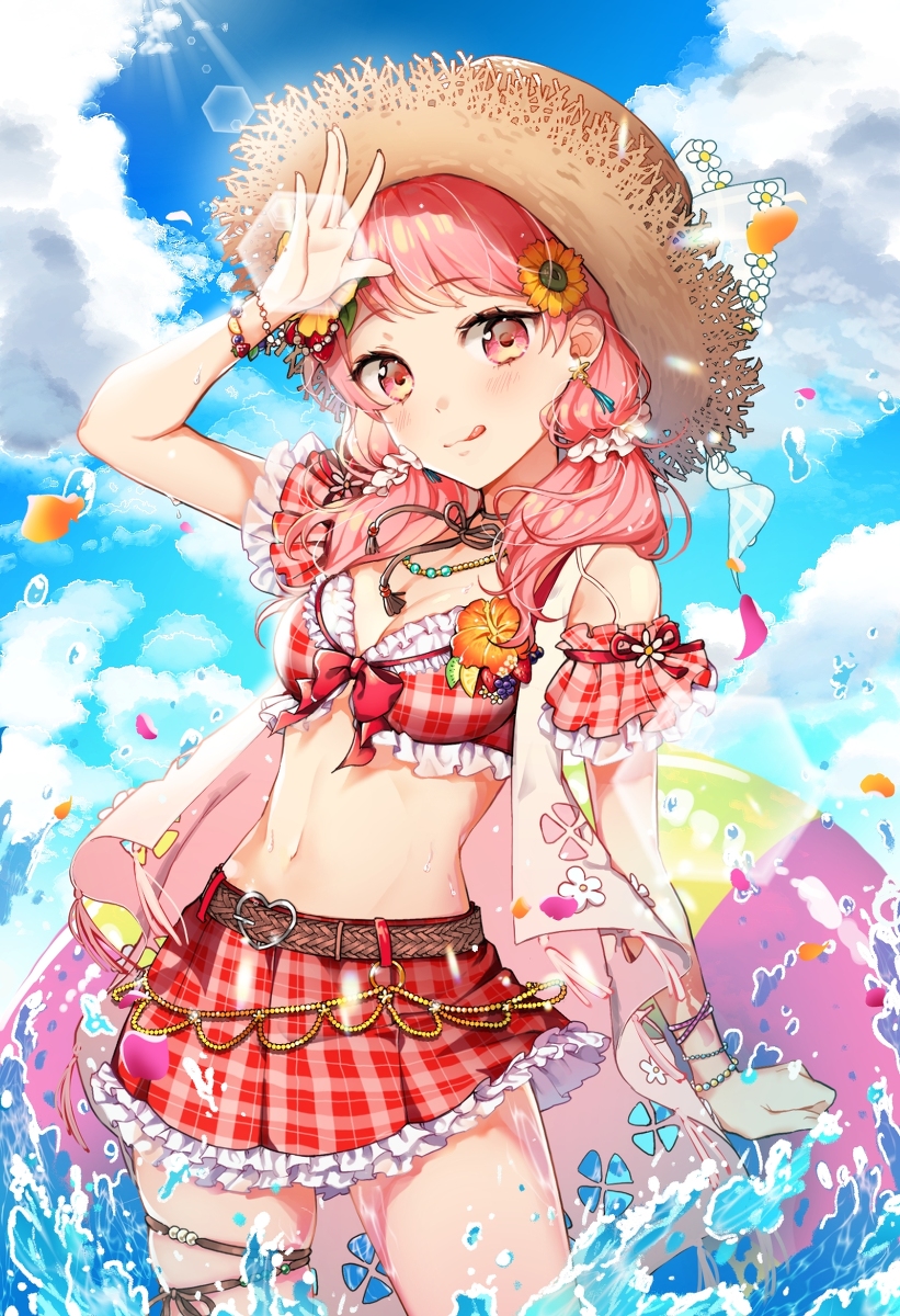 This is a pixiv picture whose title is LOVE SUMMER♡.