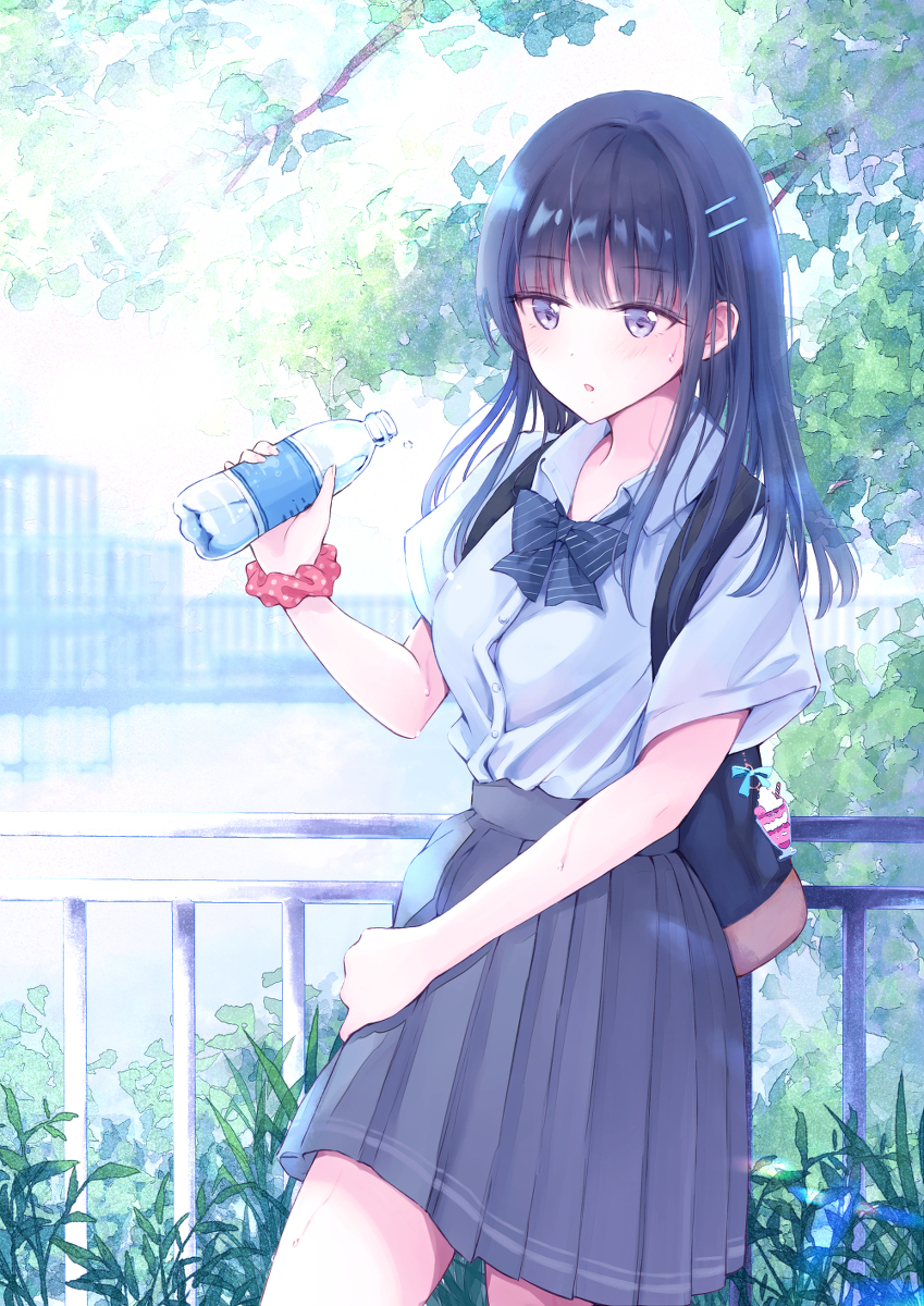 This is a pixiv picture whose title is 夏の日.