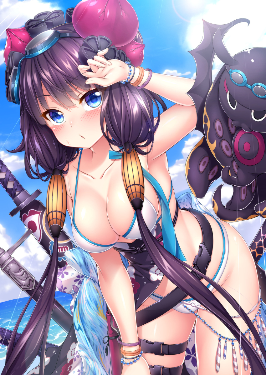 This is a pixiv picture whose title is 北斎ちゃん.