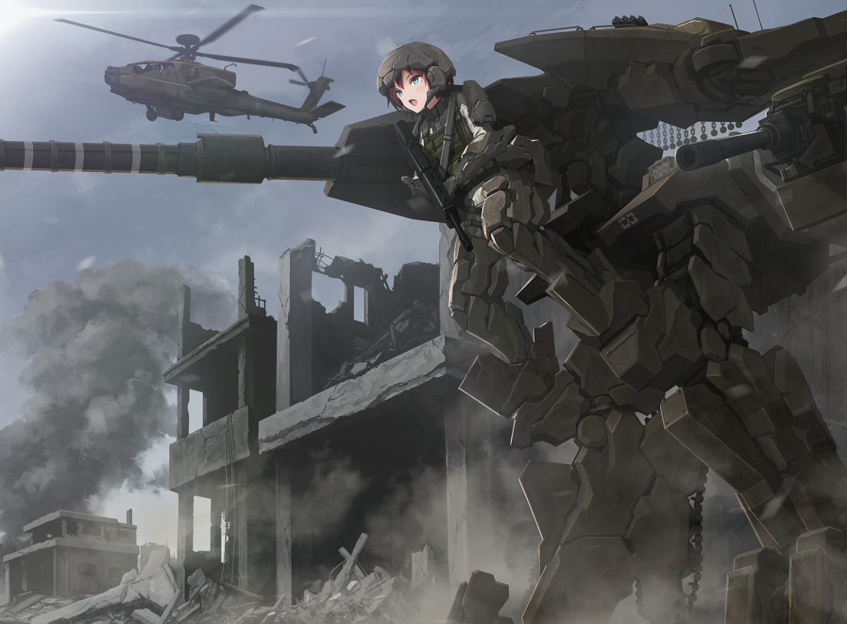 This is a pixiv picture whose title is メルカバMk.4M.
