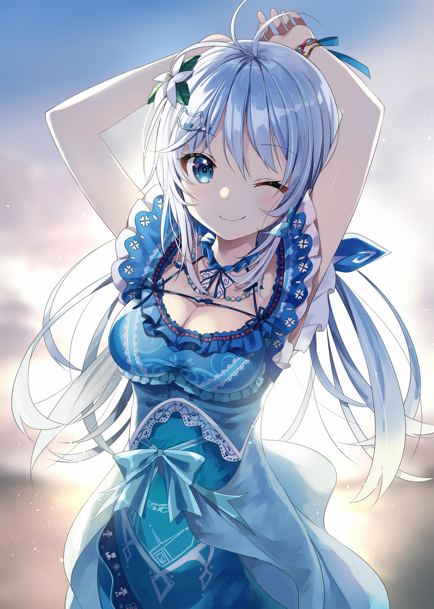 This is a pixiv picture whose title is 夏の海.