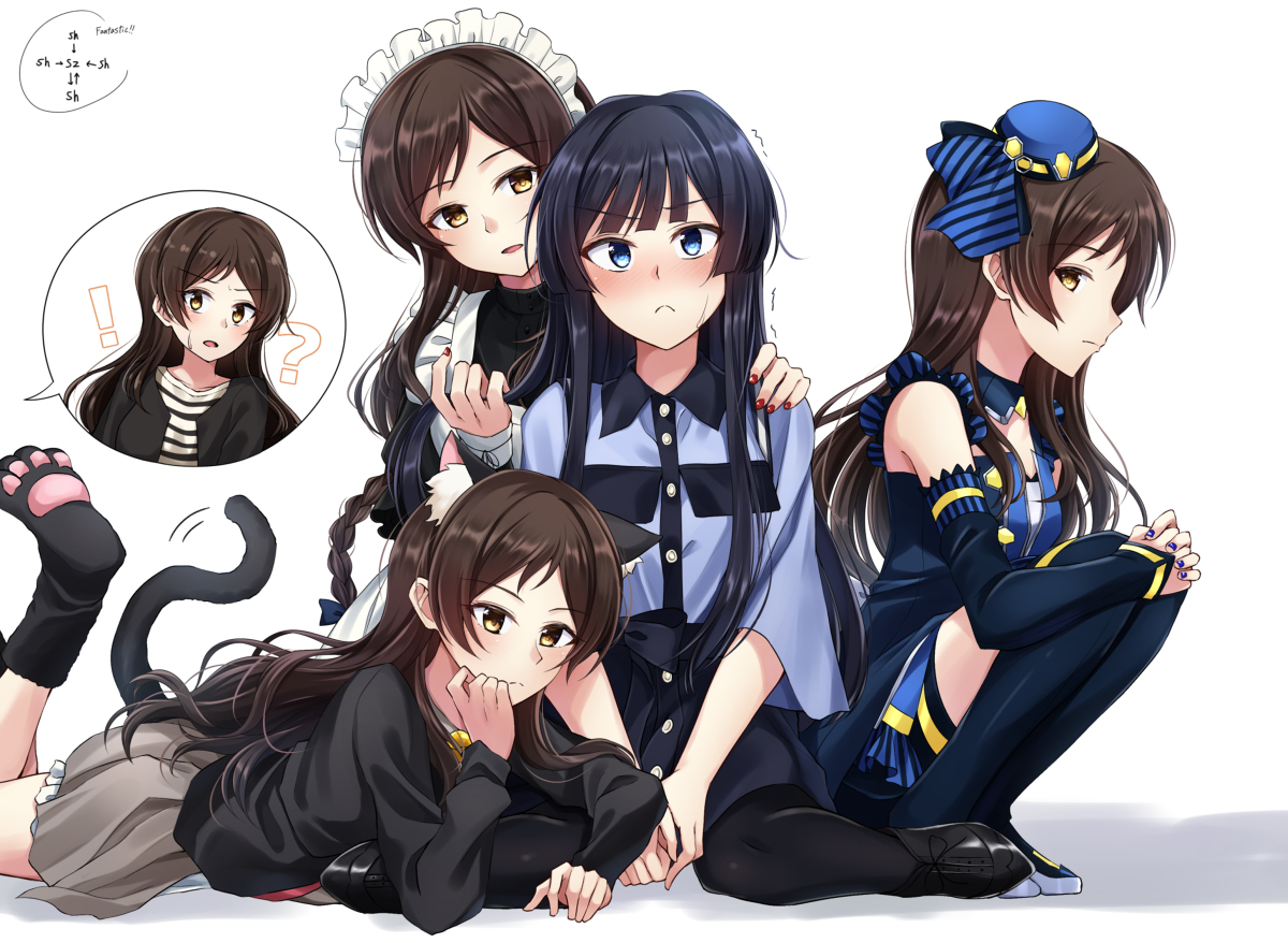 This is a pixiv picture whose title is 静香と志保いろいろ.