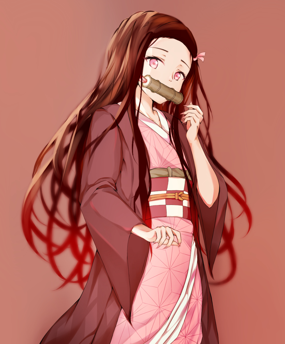 This is a pixiv picture whose title is nezuko.