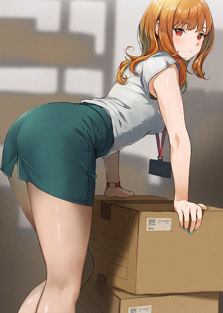 This is a pixiv picture whose title is 手伝ってほしそうにこちらを見ている.
