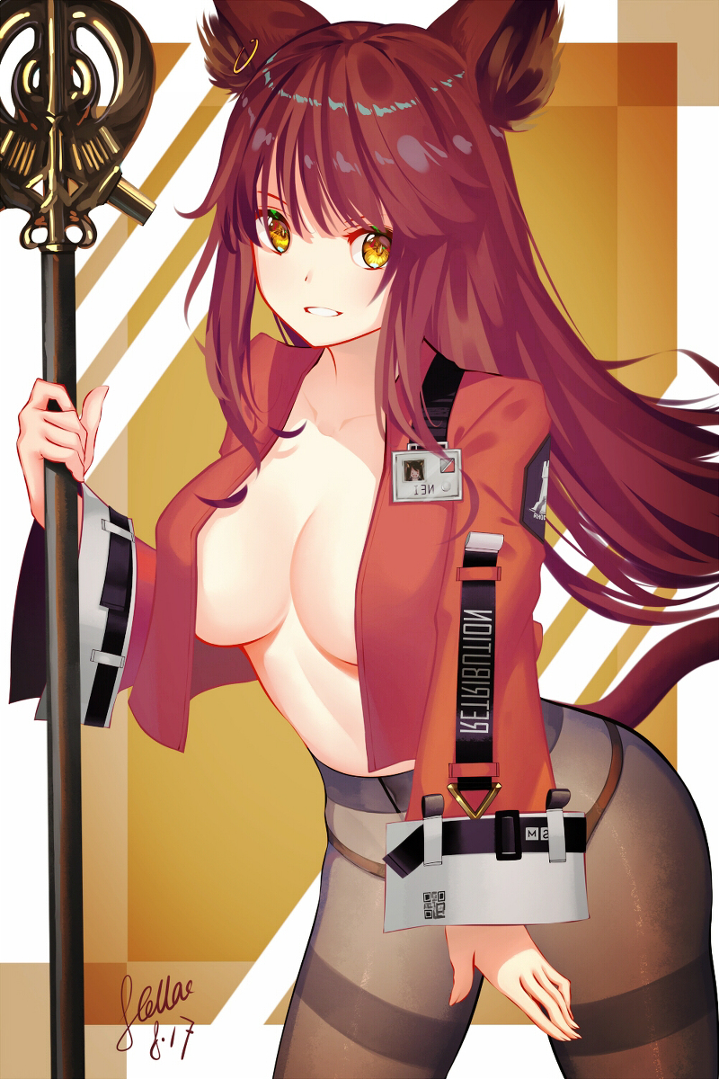 This is a pixiv picture whose title is 热.