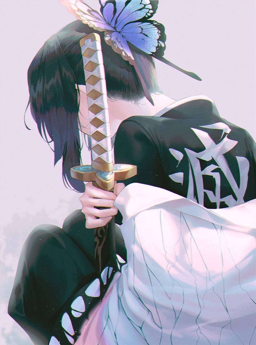 This is a pixiv picture whose title is 蝶.