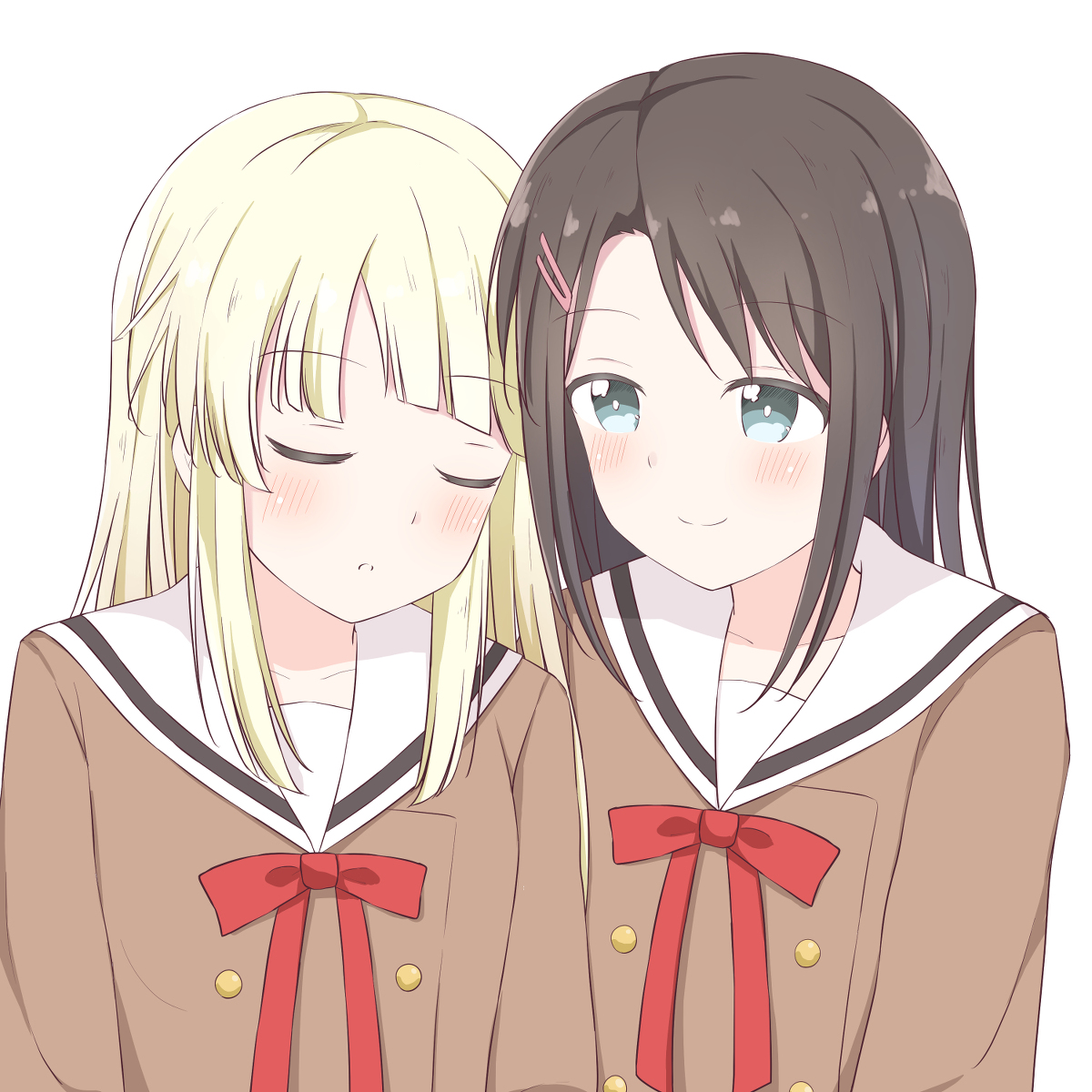 This is a pixiv picture whose title is みさここ Zzz….