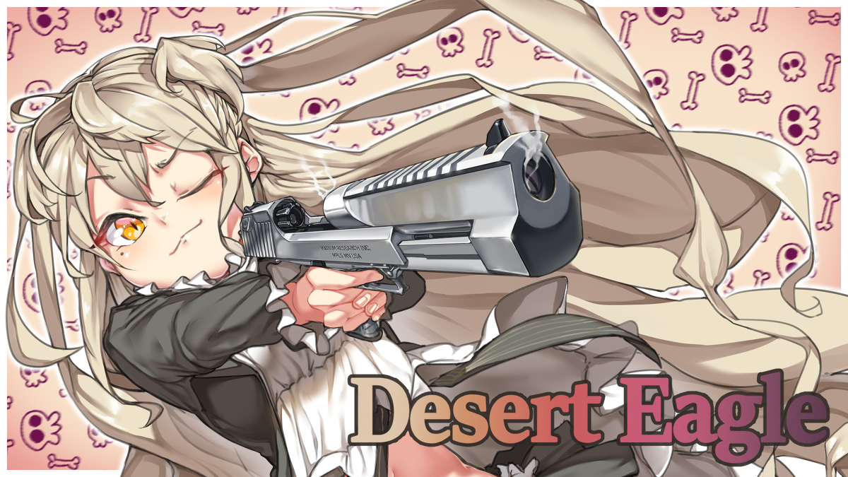 This is a pixiv picture whose title is Desert Eagle.