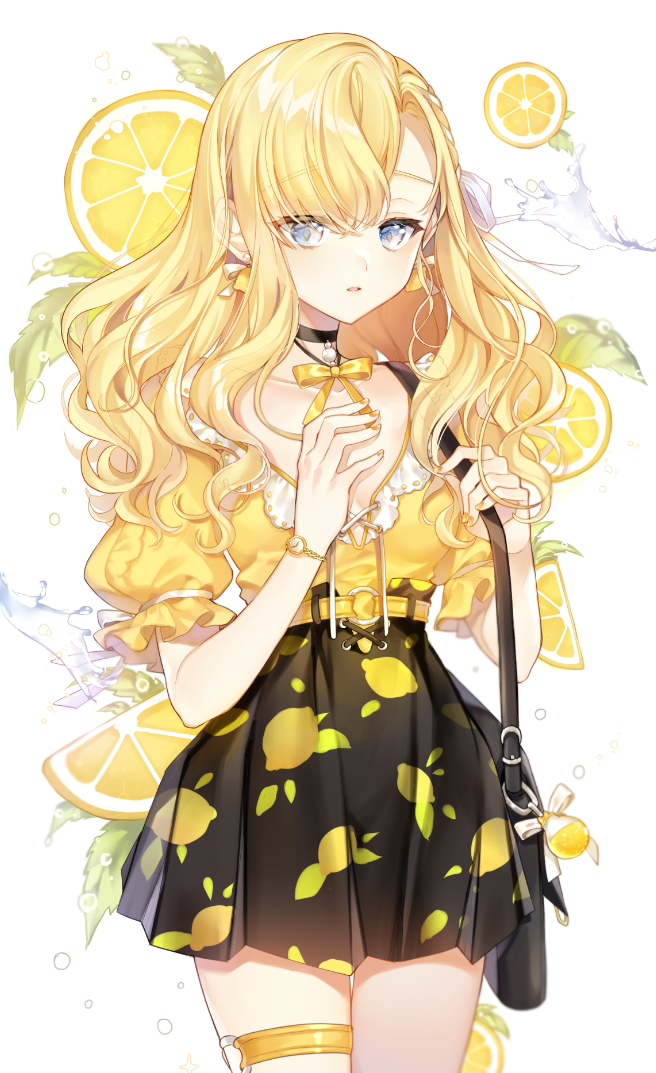 This is a pixiv picture whose title is lemon.