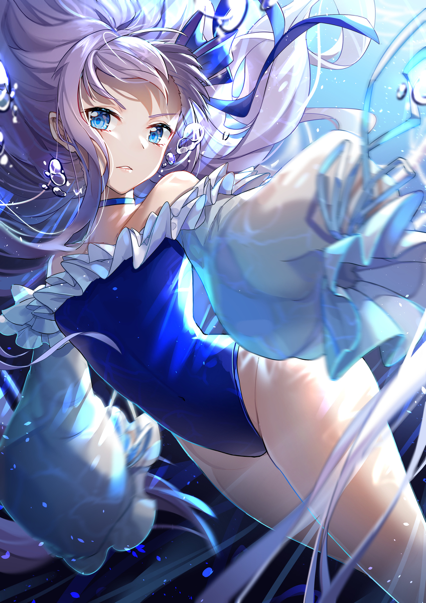 This is a pixiv picture whose title is 水中芭蕾.