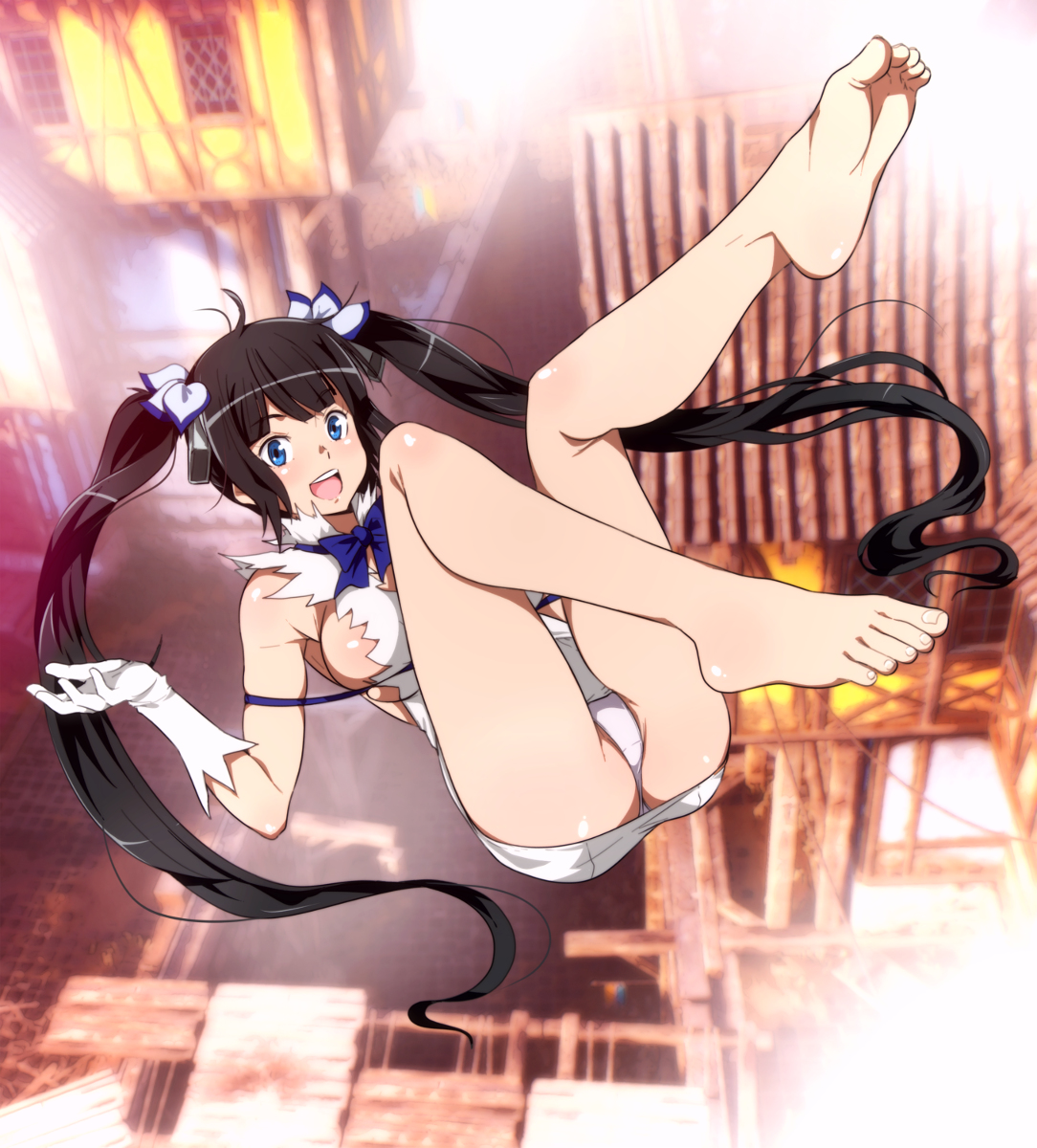 This is a pixiv picture whose title is [^._.^]ﾉ.