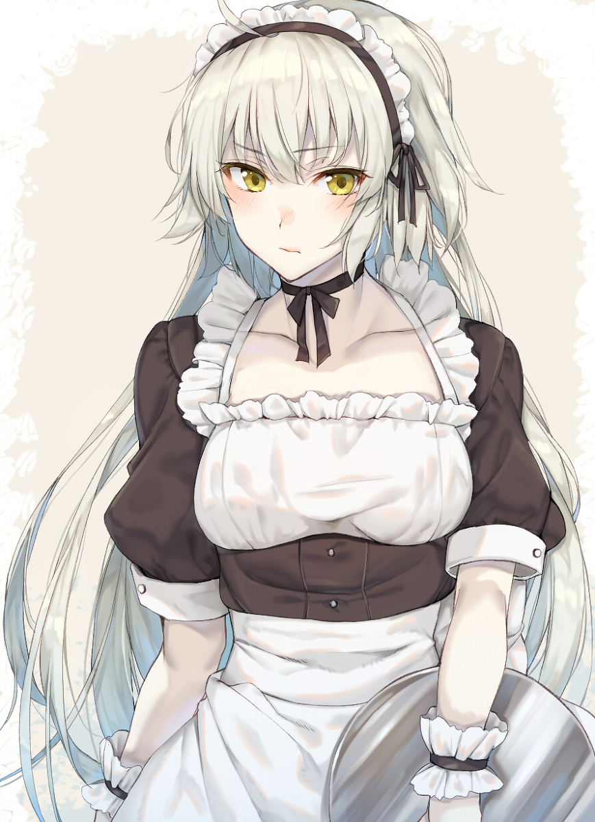 This is a pixiv picture whose title is あなたのメイド邪ンヌ.