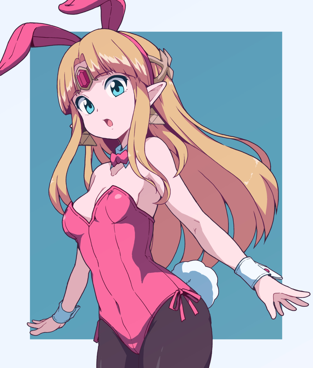 This is a pixiv picture whose title is バニーゼルダ.