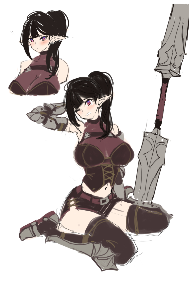 This is a pixiv picture whose title is New OC.