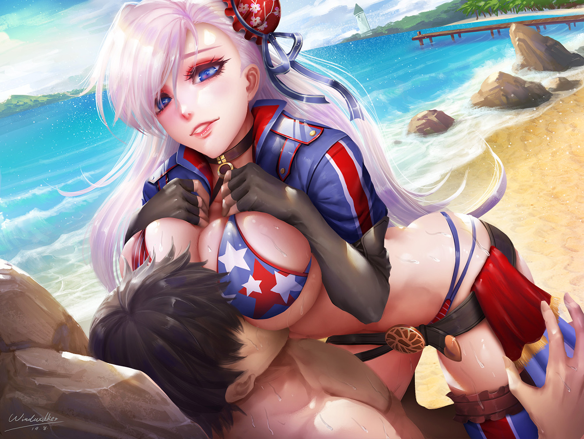 This is a pixiv picture whose title is FGO Miyamoto Musashi.