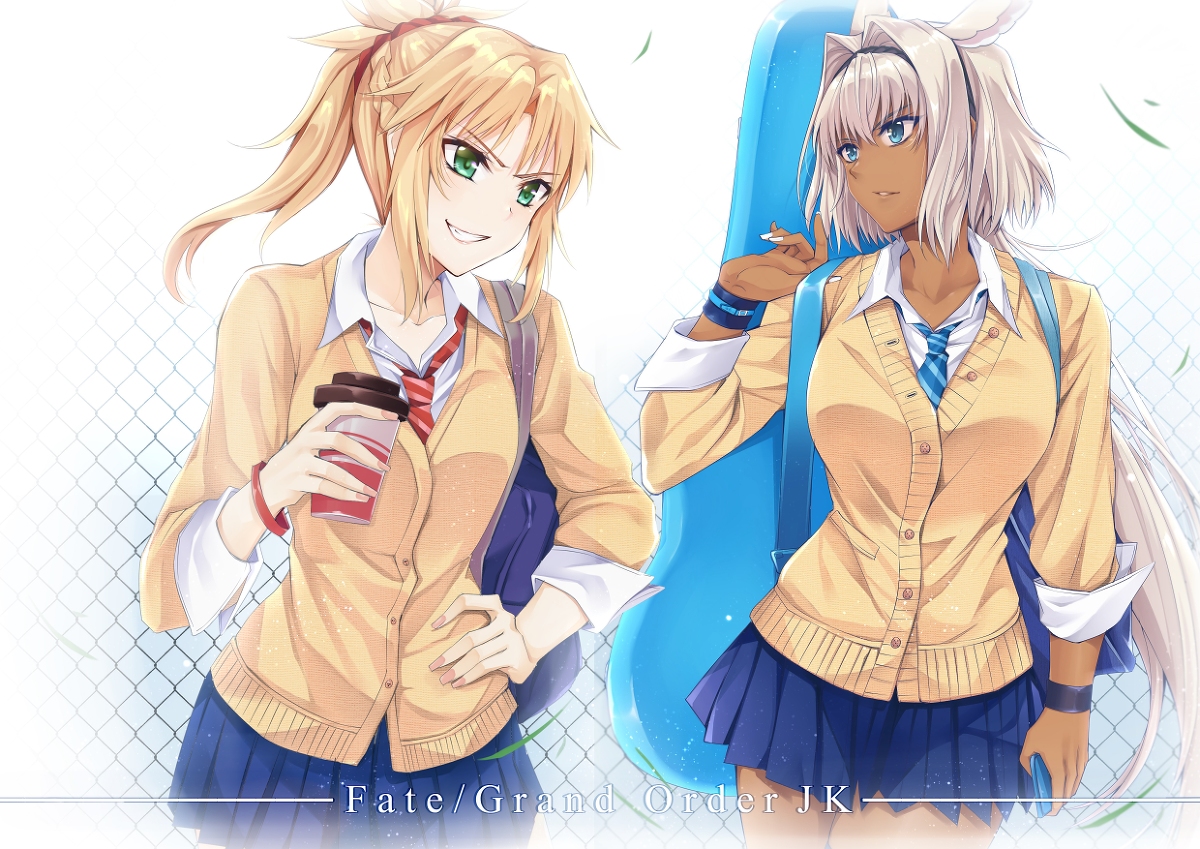 This is a pixiv picture whose title is Fate/JK.