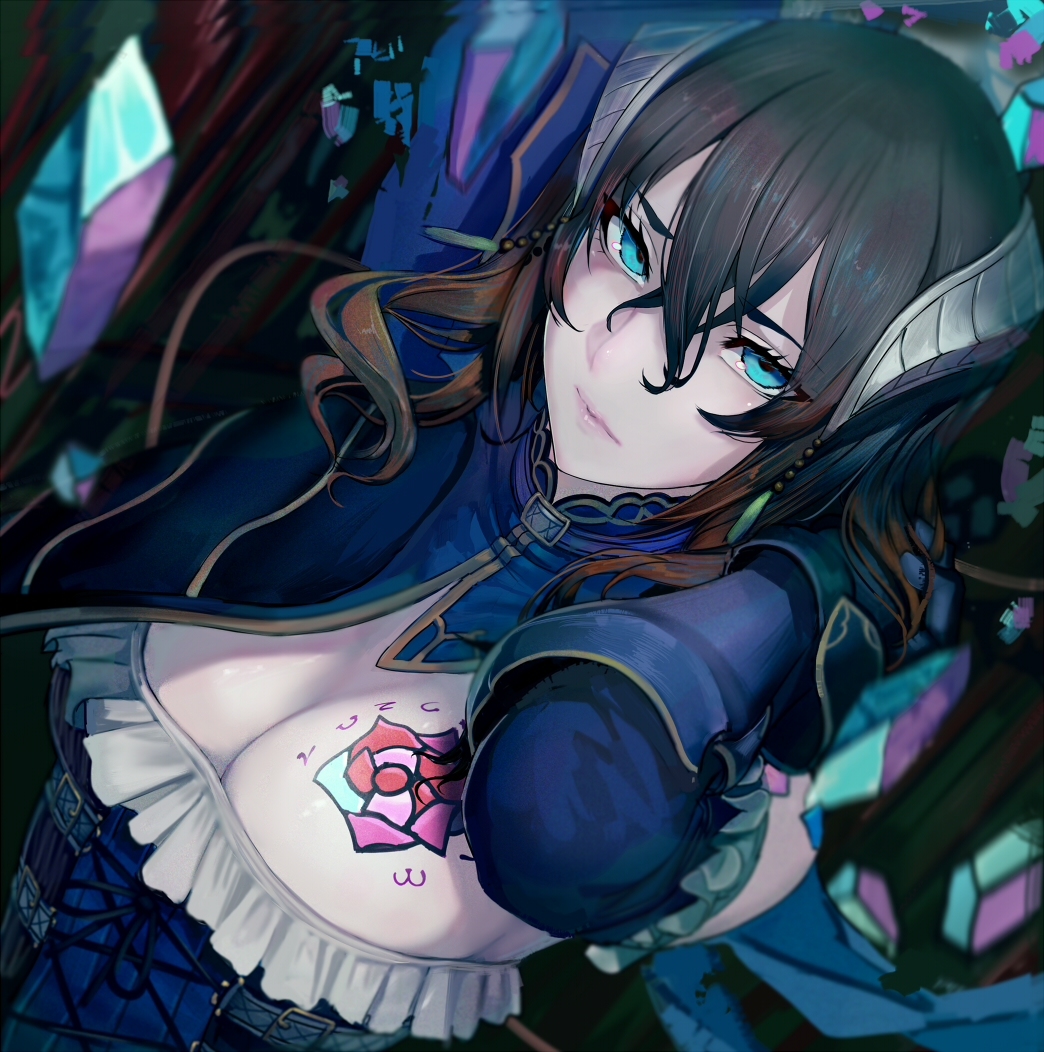 This is a pixiv picture whose title is Bloodstained.