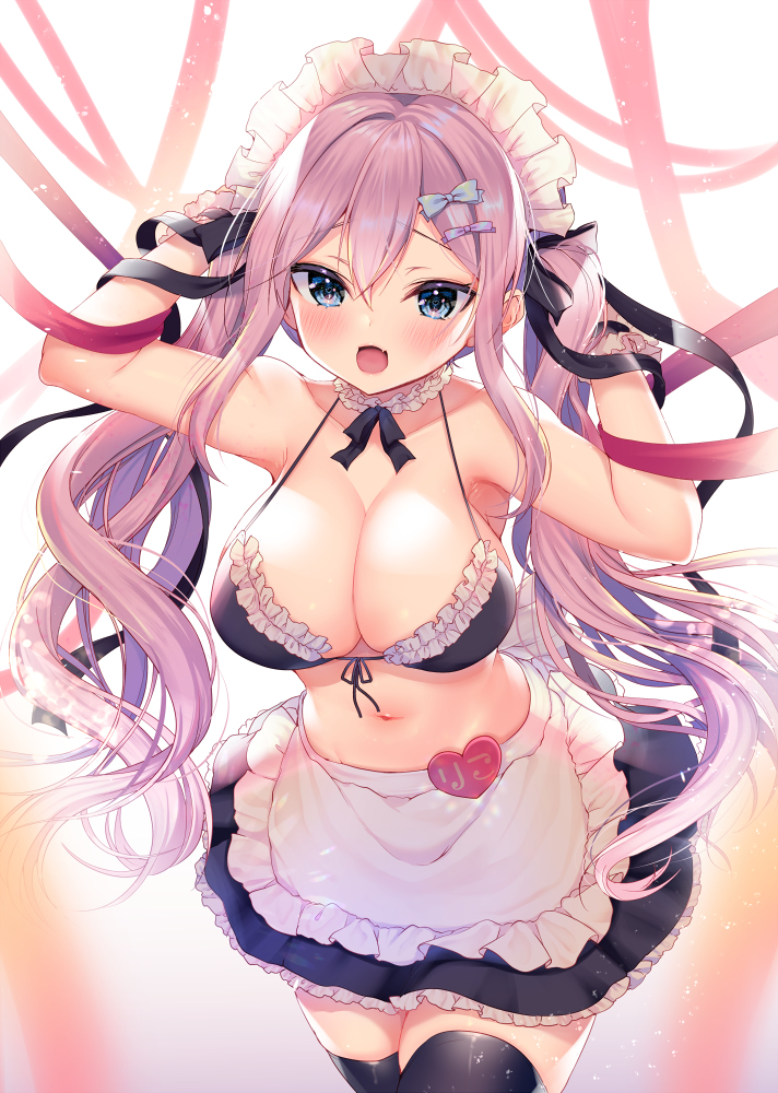 This is a pixiv picture whose title is リボンをほどいて？.